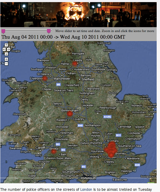 UK riots by Channel4